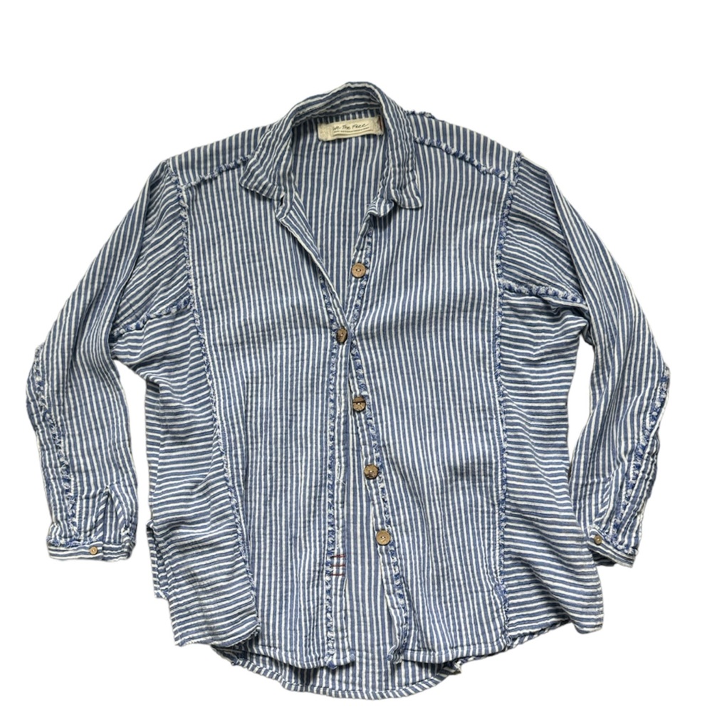 We The Free Oversized Button Down Top - Picture 3 of 5
